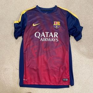 Barca men’s jersey large, never worn